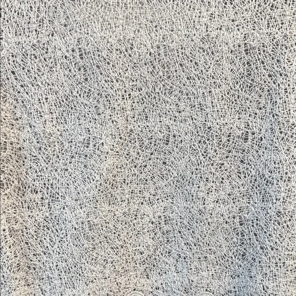 Light Gray Lace Crochet Long Sleeve Layered Chiffon Blouse Women’s Top XS/Small - Picture 5 of 8